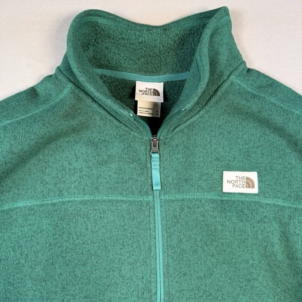The North Face Men's Fleece 1/4 Zip Pullover Green Size XLarge